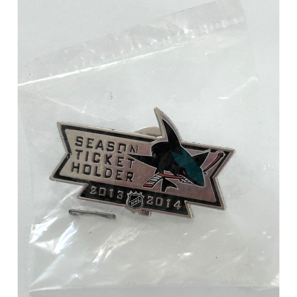 San Jose Sharks NHL Hockey 2013-2014 Season Ticket Holder Collectors Pin